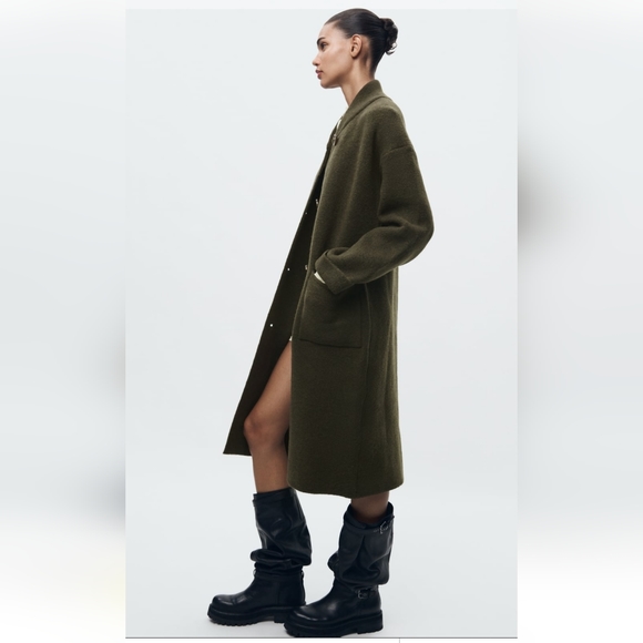 BNWT! Zara knit coat - Picture 5 of 11